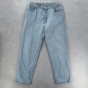 Vintage Levis Jeans Women 14S Light Blue 550 Denim‎ Tapered Y2K 90s High Waist